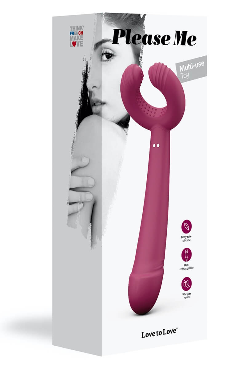 Packaging du sextoy pour couple multi fonctions Please Me de la marque Love to Love