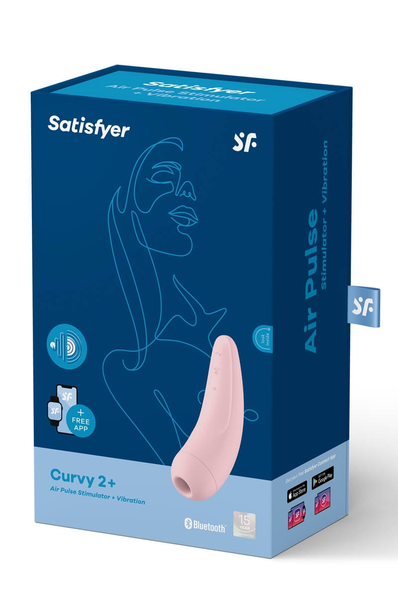 stimulateur-connecte-curvy-2+-satisfyer-5 Packaging du stimulateur connecté Curvy 2+ de la marque Satisfyer