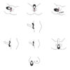 Illustration des différentes utilisation du stimulateur pour couple Partner Multifun 2 de la marque Satisfyer