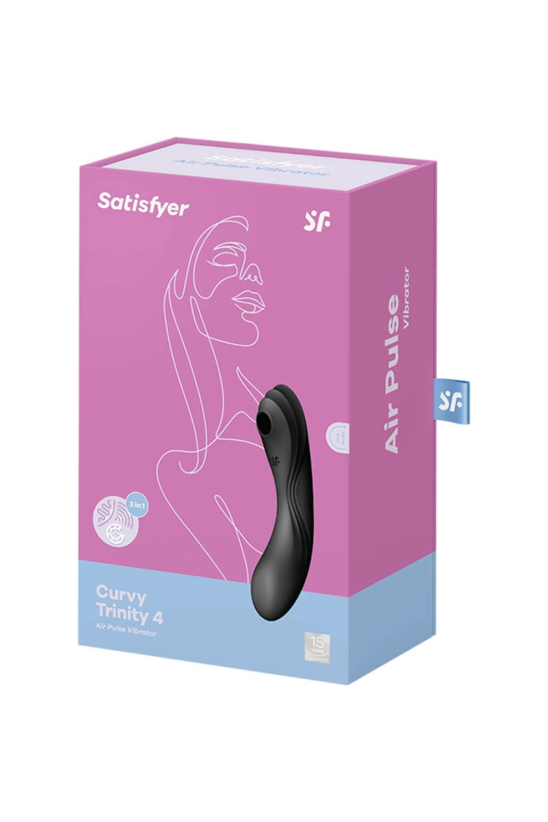 Packaging du stimulateur Curvy Trinity 4 de la marque Satisfyer