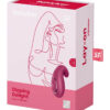Packaging du stimulateur Dipping Delight rouge de la marque Satisfyer