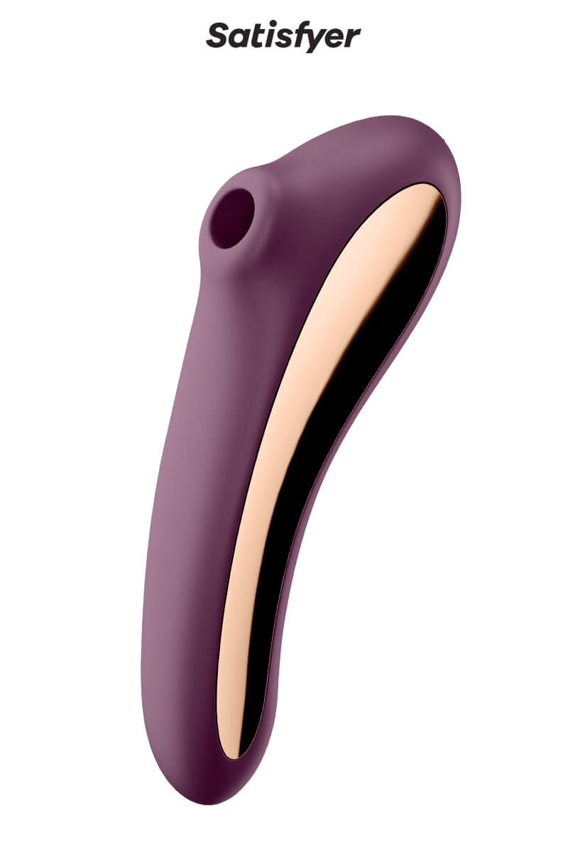 Stimulateur Dual Kiss Bordeaux de la marque Satisfyer