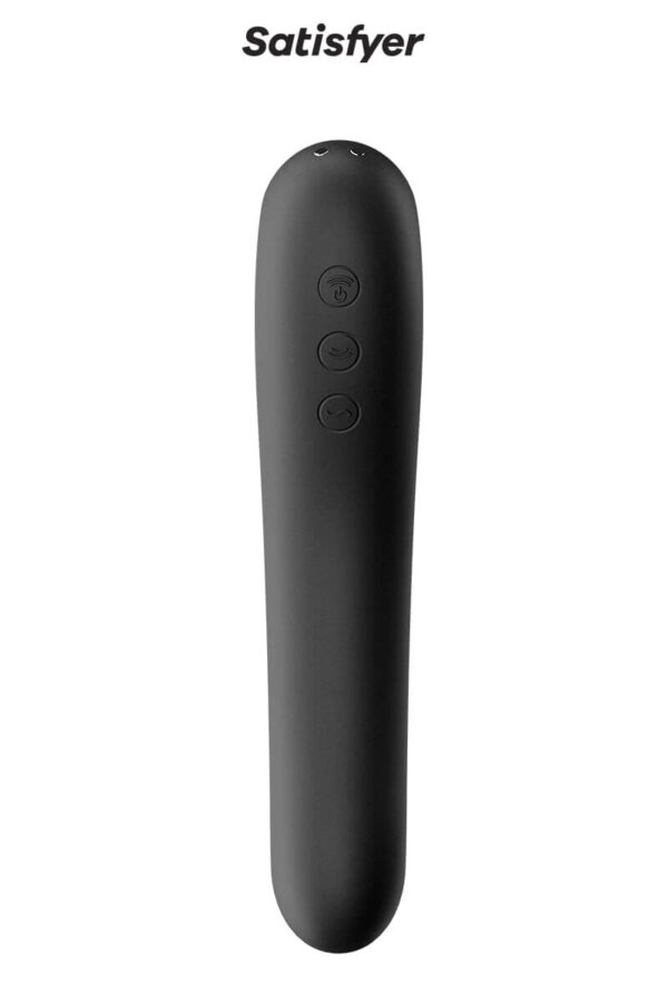 Stimulateur Dual Kiss noir de la marque Satisfyer