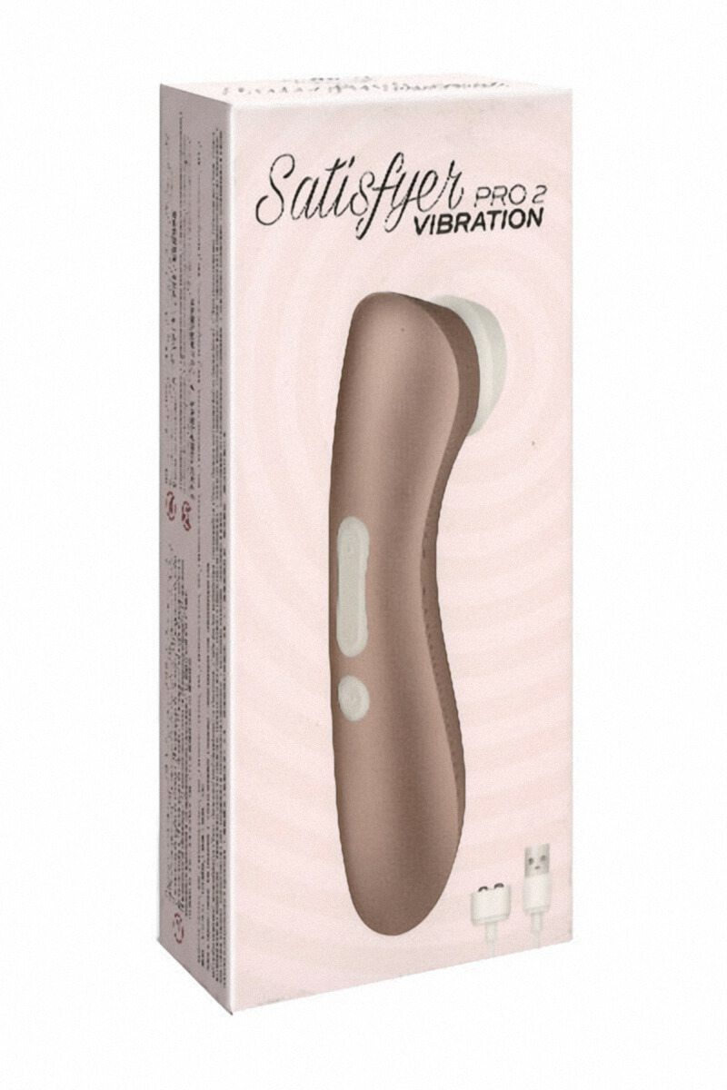 Packaging du stimulateur clitoridien Pro 2+ de la marque Satisfyer