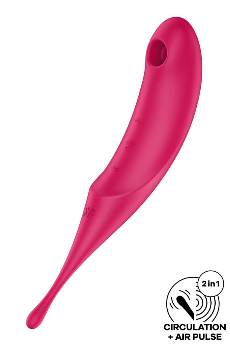 Stimulateur Twirling pro rouge de la marque Satisfyer