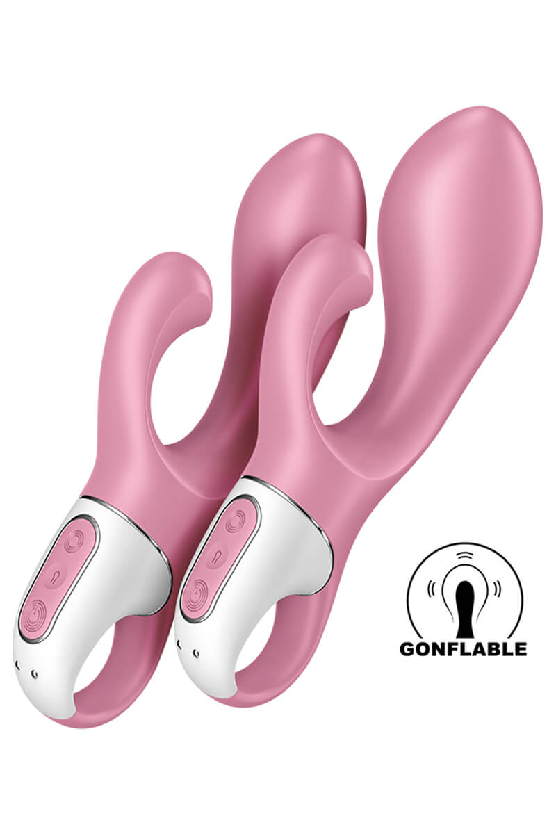 Vibromasseur rabbit gonflable air pump bunny 2 de la marque Satisfyer