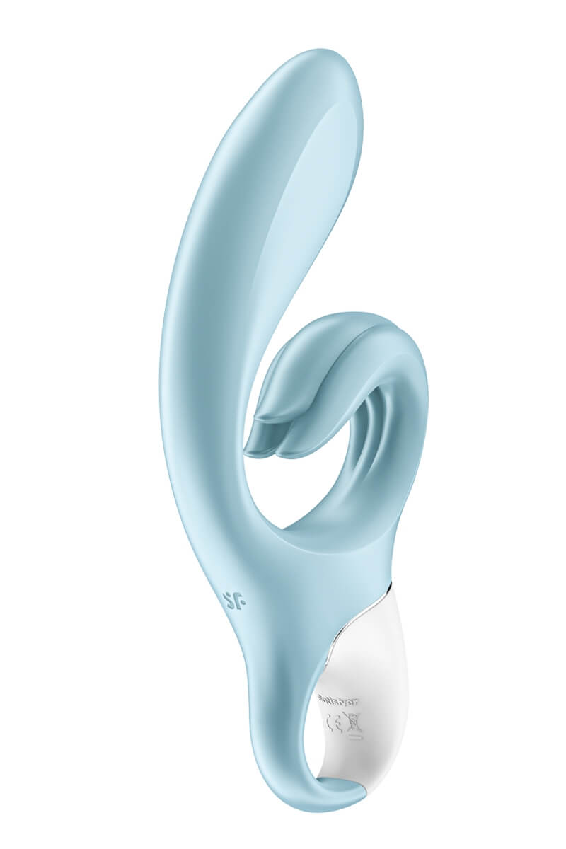 Vibromasseur rabbit Love me bleu de la marque Satisfyer