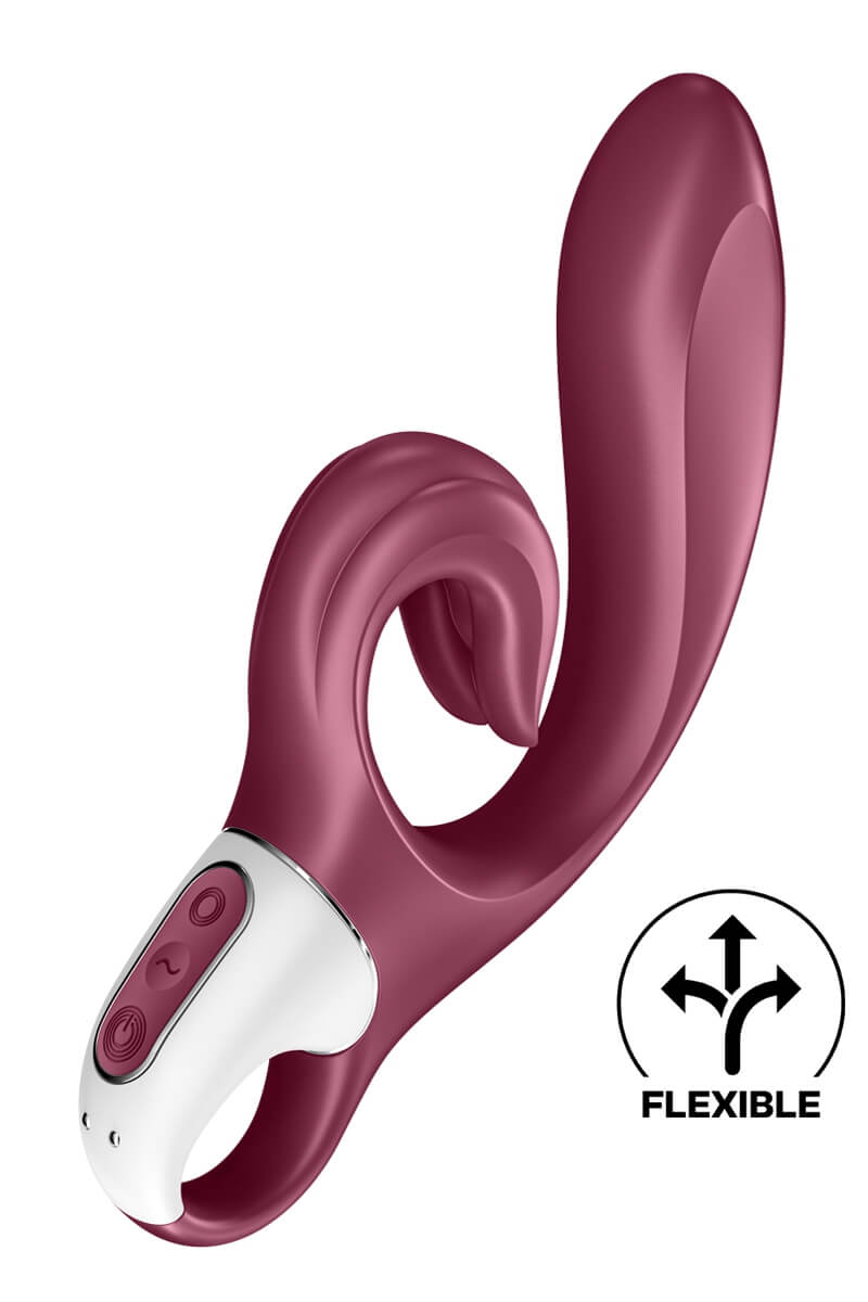 Vibromasseur rabbit Love me rouge de la marque Satisfyer