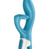 Vibromasseur rabbit Embrace me bleu de la marque Satisfyer