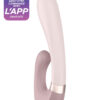 Vibromasseur rabbit connecté Heat Wave de la marque Satisfyer