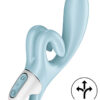 Vibromasseur rabbit Touch me bleu de la marque Satisfyer