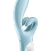 Vibromasseur rabbit Touch me bleu de la marque Satisfyer