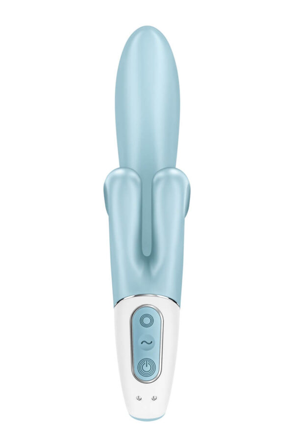 Vibromasseur rabbit Touch me bleu de la marque Satisfyer