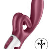 Vibromasseur rabbit Touch me rouge de la marque Satisfyer
