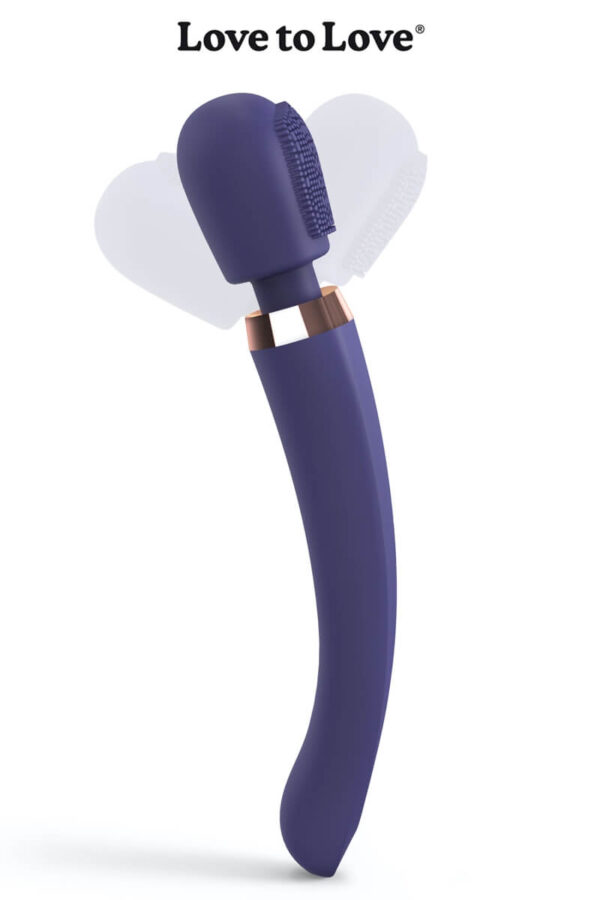 Vibromasseur wand Brush Crush de la marque Love to Love
