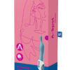 Packaging du vibromasseur spécial point A A-mazing 1 bleu de la marque Satisfyer