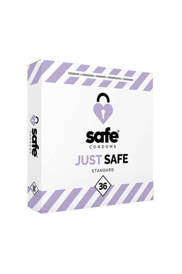 Boîte de 36 préservatifs standard Just Safe de la marque Safe