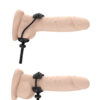 Anneau pénien ajustable Fit Ring de la marque Dorcel sur des faux pénis