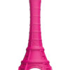 Gode dildo rose en forme de tour eiffel de la marque La Tour est Folle