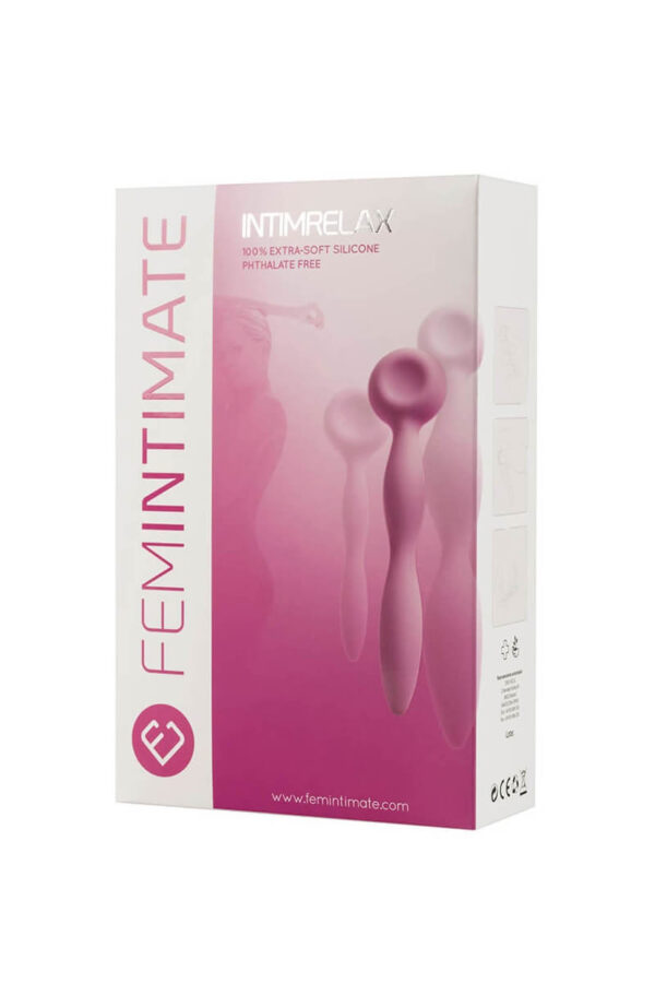 Packaging du kit de dilatateurs vaginaux progressifs Intimrelax de la marque Femintimate