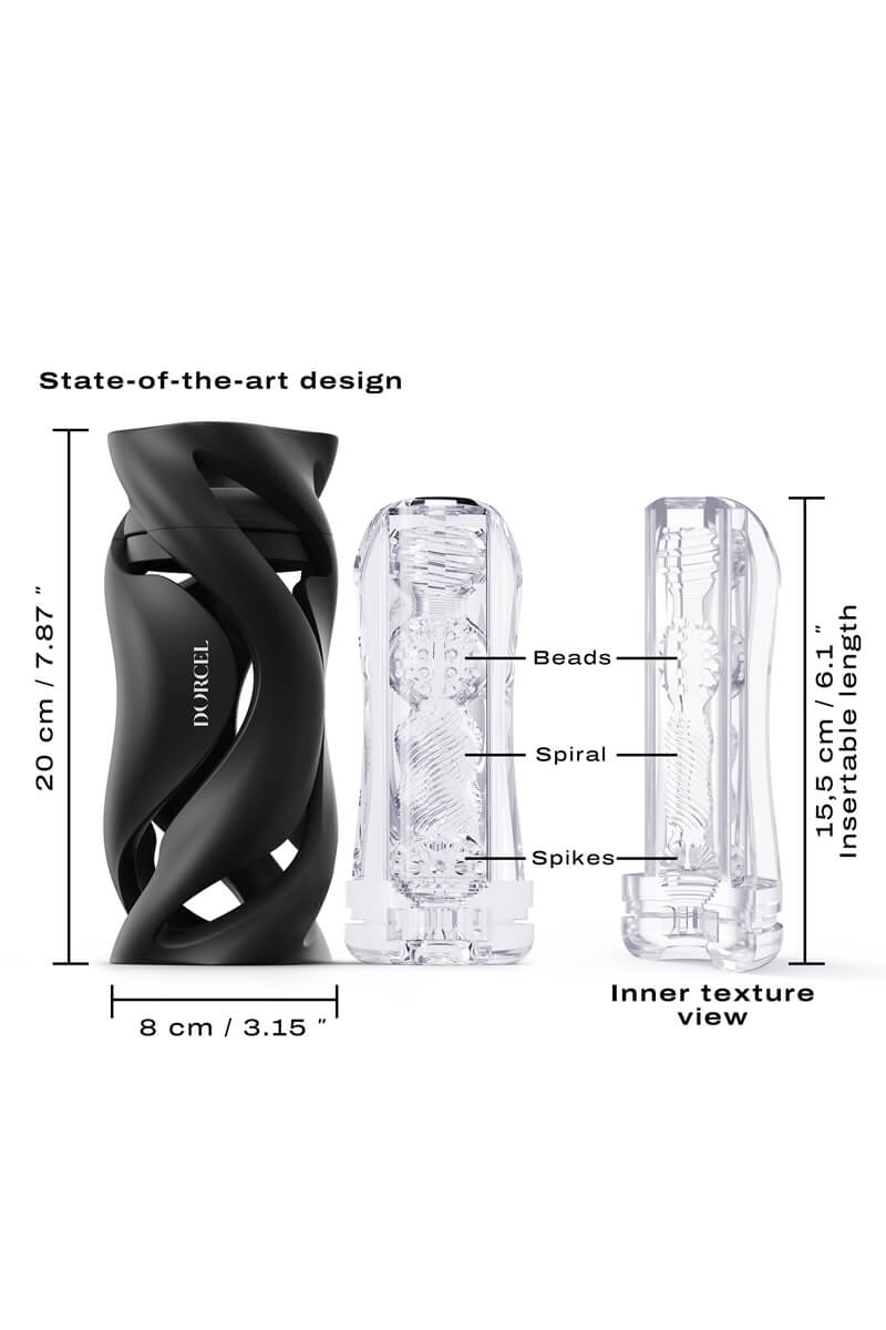 masturbateur-deep-blow-noir-dorcel-4 Masturbateur manuel Deep Blow noir de la marque Dorcel