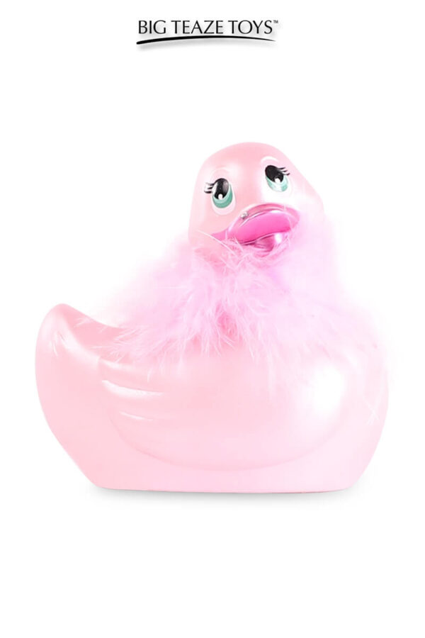 Mini canard vibrant duckie paris rose de la marque Big Teaze Toys