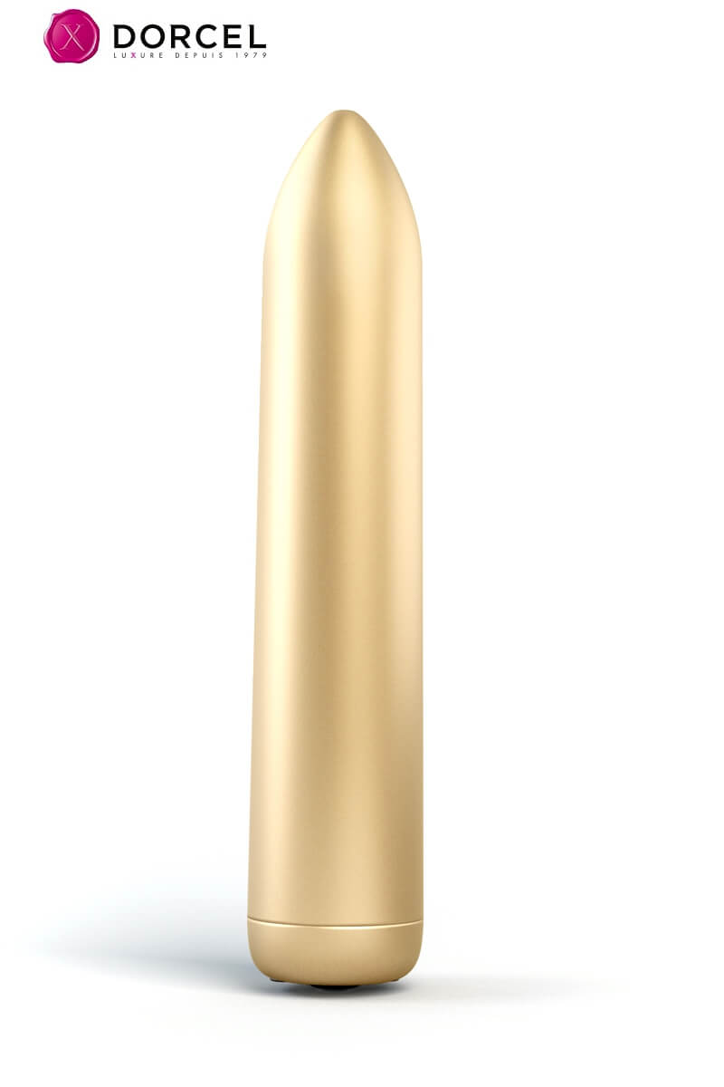 mini-vibro-rocket-bullet-dore-dorcel-1 Mini vibromasseur Rocket Bullet doré de la marque Dorcel
