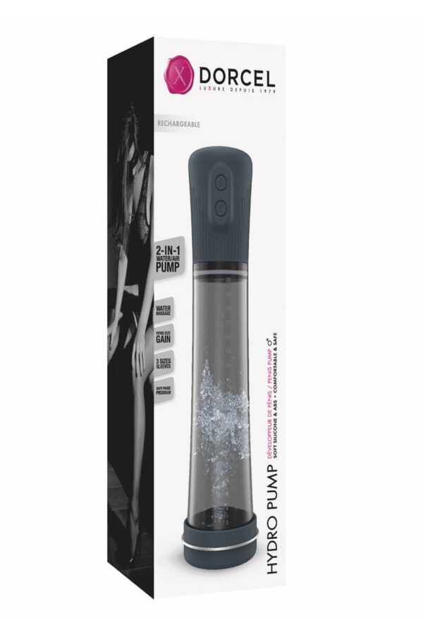 Packaging de la pompe à pénis Hydro Pump de la marque Dorcel