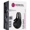 Packaging de l'anneau vibrant et stimulateur de testicules Fun Bag de la marque Dorcel