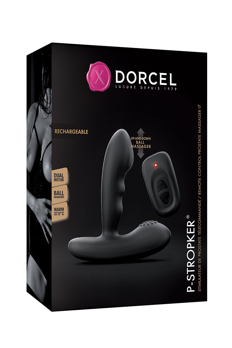 Packaging du stimulateur de prostate P Stroker de la marque Dorcel