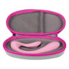 Vibromasseur rabbit ultra flexible Dual Massager dans sa pochette de rangement de la marque Femintimate