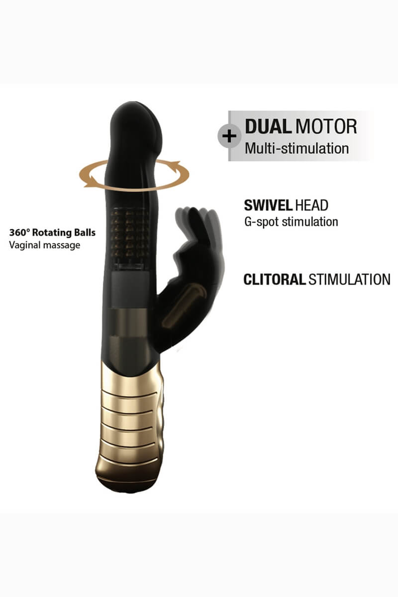 vibro-rechargeable-baby-rabbit-noir-2.0-dorcel-4 Vibromasseur Baby Rabbit 2.0 de la marque Dorcel