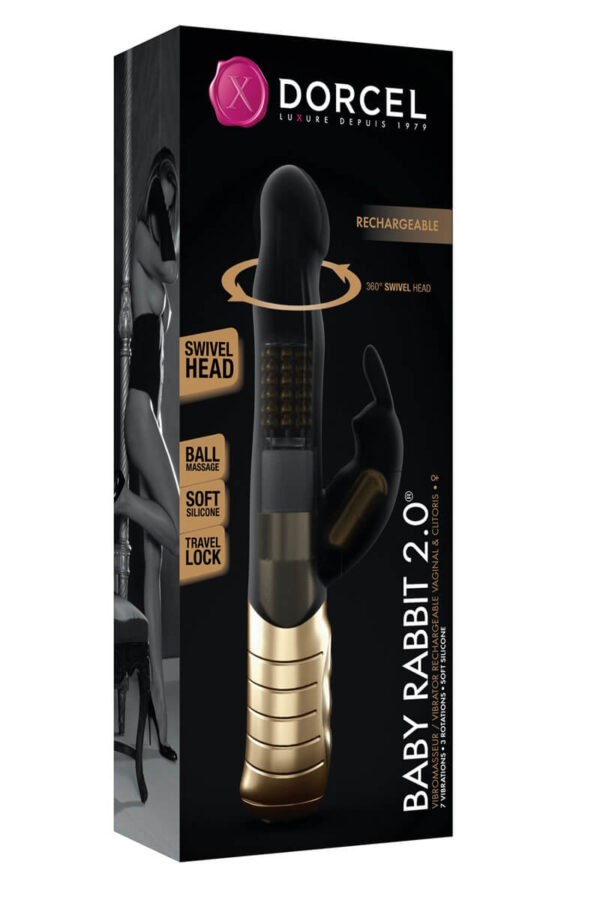 Packaging du vibromasseur Baby Rabbit 2.0 de la marque Dorcel