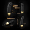 Vibromasseur Real Vibration taille S en noir et or de la marque Dorcel