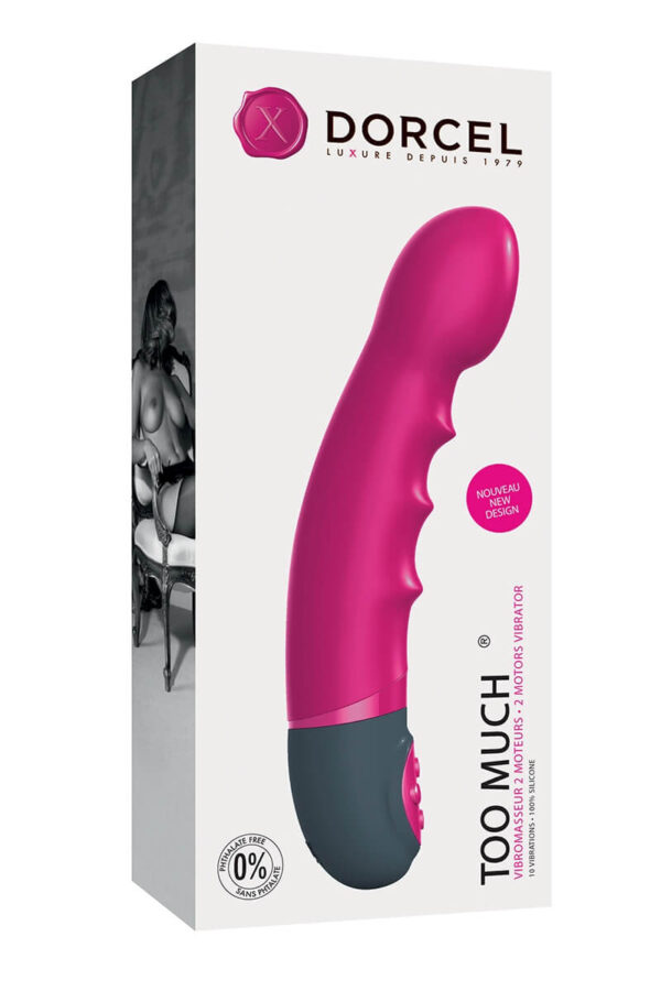 Packaging du vibromasseur Too Much de la marque Dorcel