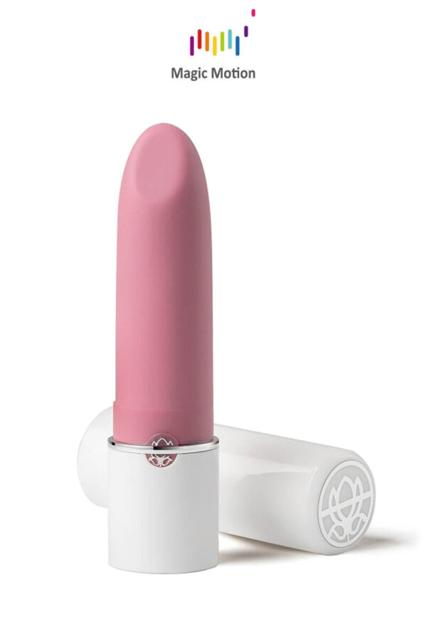 Mini vibro connecté en forme de rouge à lèvre Magic Lotos de la marque Magic Motion