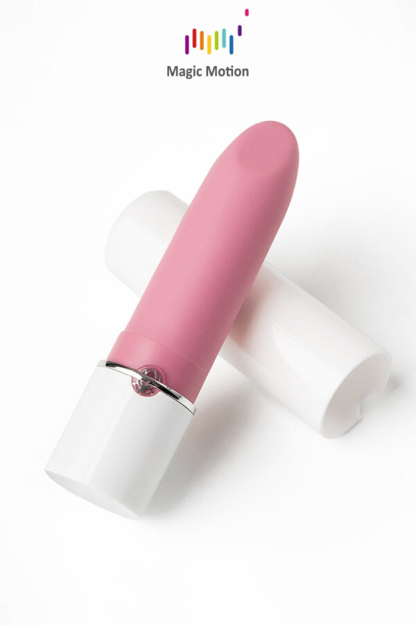 Mini vibro connecté en forme de rouge à lèvre Magic Lotos de la marque Magic Motion