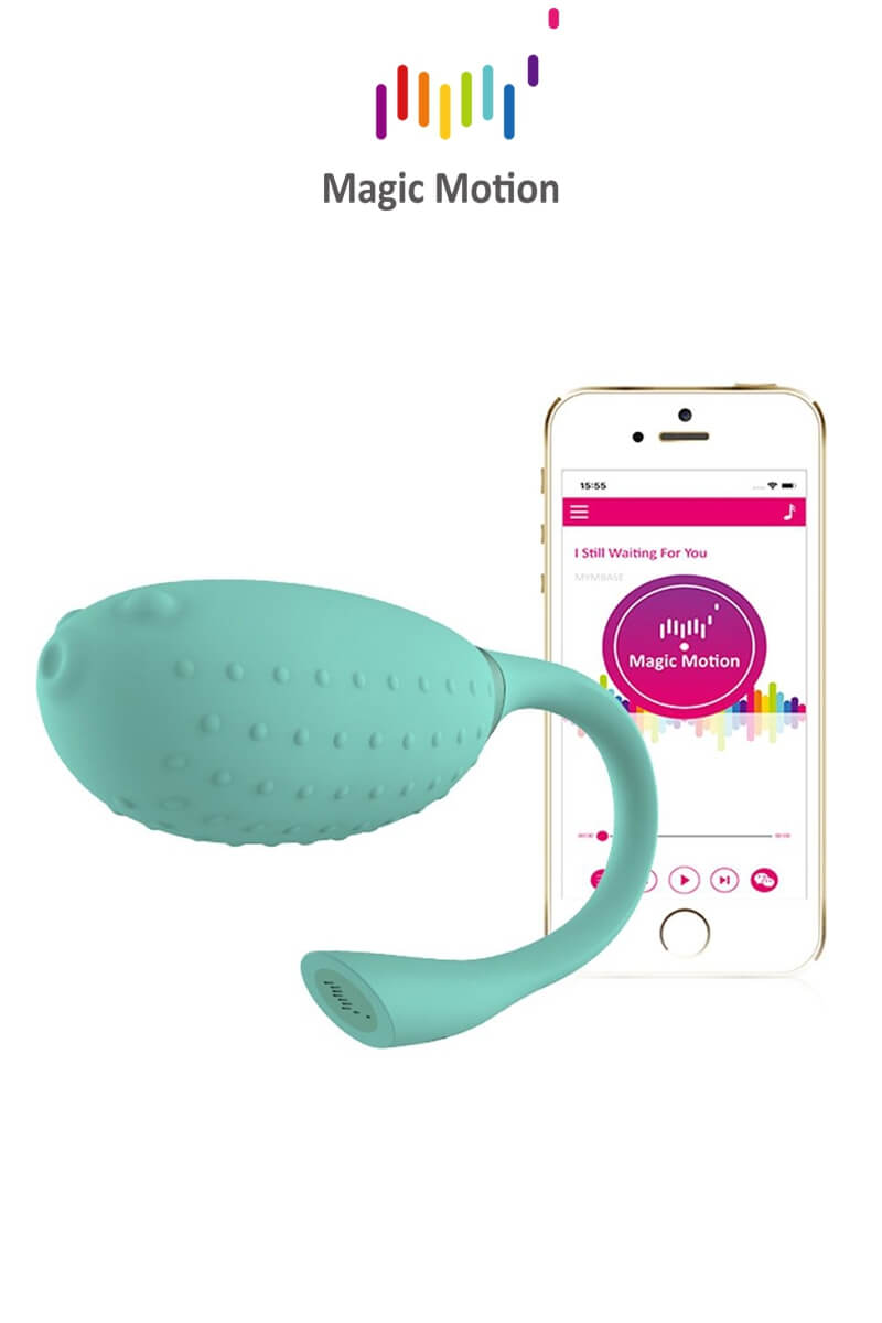 Œuf vibrant connecté Magic Fugu vert de la marque Magic Motion
