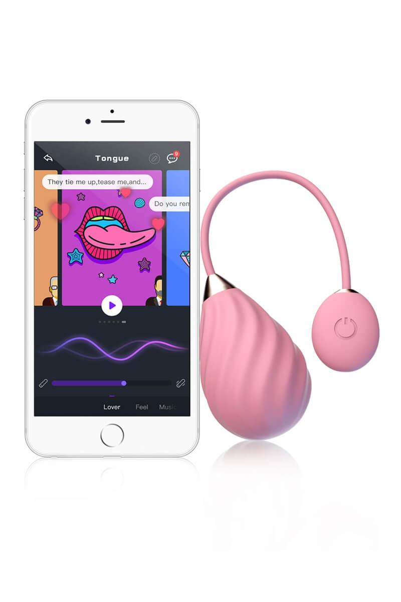 Œuf vibrant connecté Magic Sundae rose de la marque Magic Motion