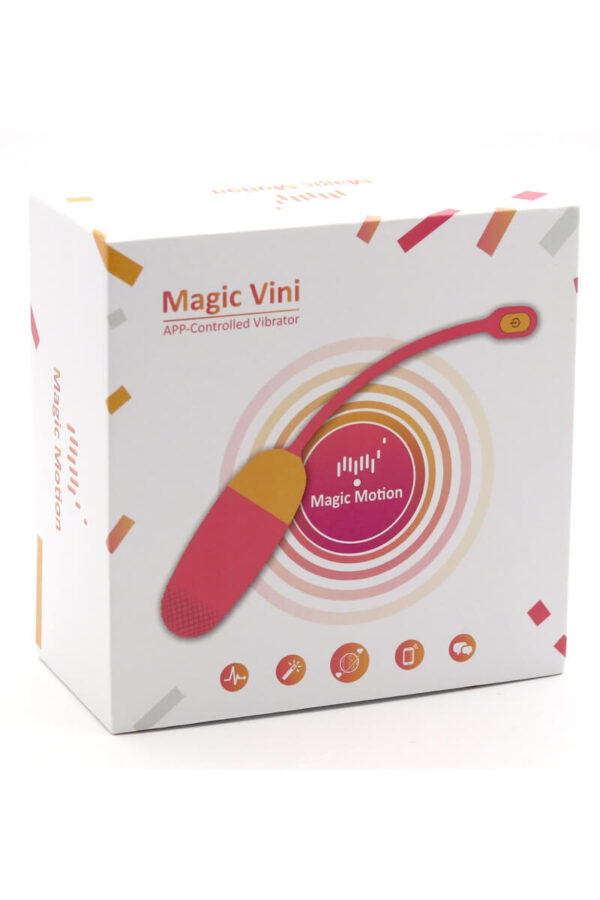 Packaging de l'Œuf vibrant connecté Magic Vini orange de la marque Magic Motion
