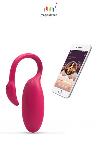Œuf vibrant en forme de flamant rose Flamingo de la marque Magic Motion