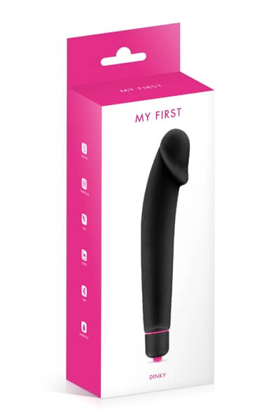 Packaging du vibromasseur Dinky de la marque My First