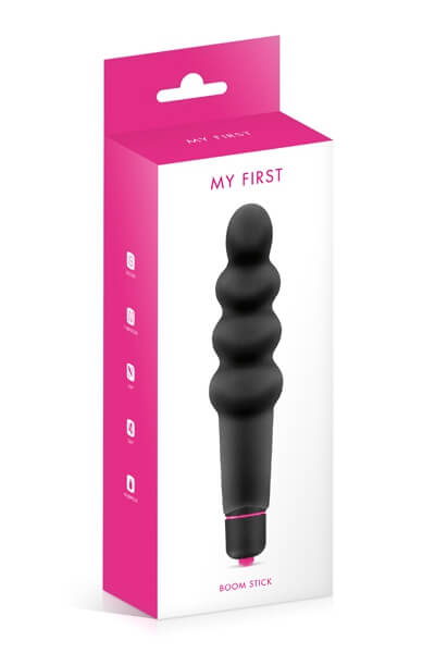 Packaging du vibromasseur Boom Stick de la marque My First