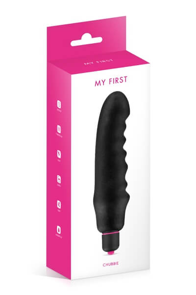 Packaging du vibromasseur Chubbie de la marque My First