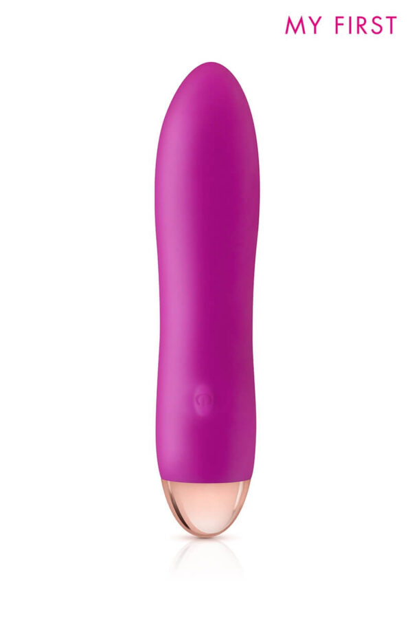 Vibromasseur rechargeable Pinga rose de la marque My First