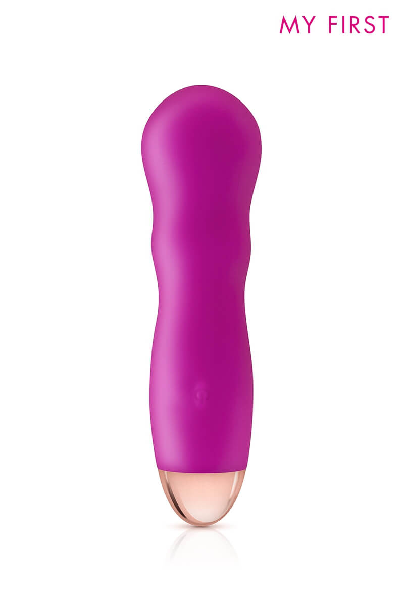 Vibromasseur rechargeable Twig rose de la marque My First