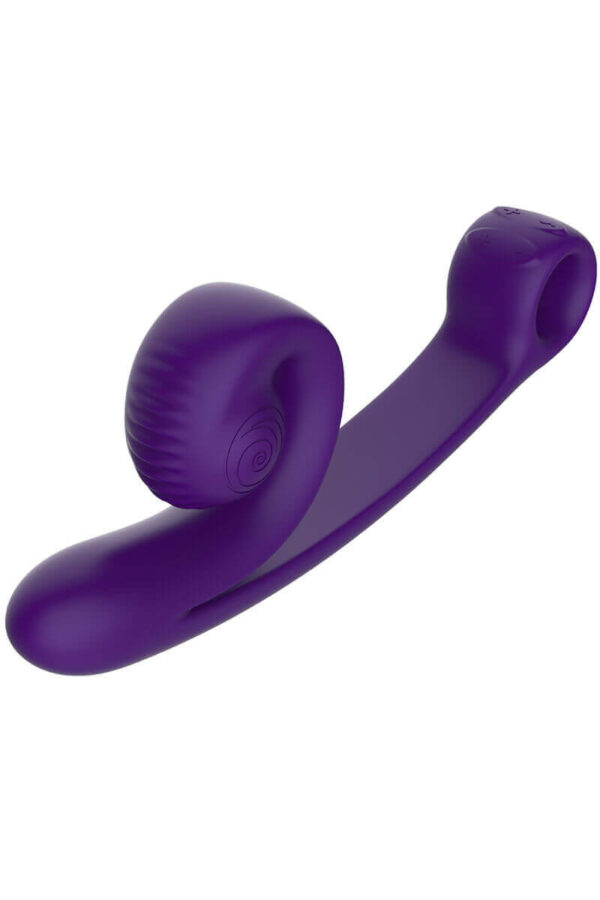 Vibromasseur en forme d'escargot Curve violet de la marque Snail vibe