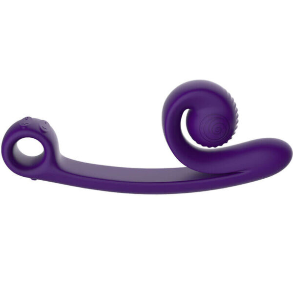 Vibromasseur en forme d'escargot Curve violet de la marque Snail vibe