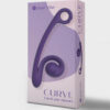 Packaging du vibromasseur en forme d'escargot Curve violet de la marque Snail vibe