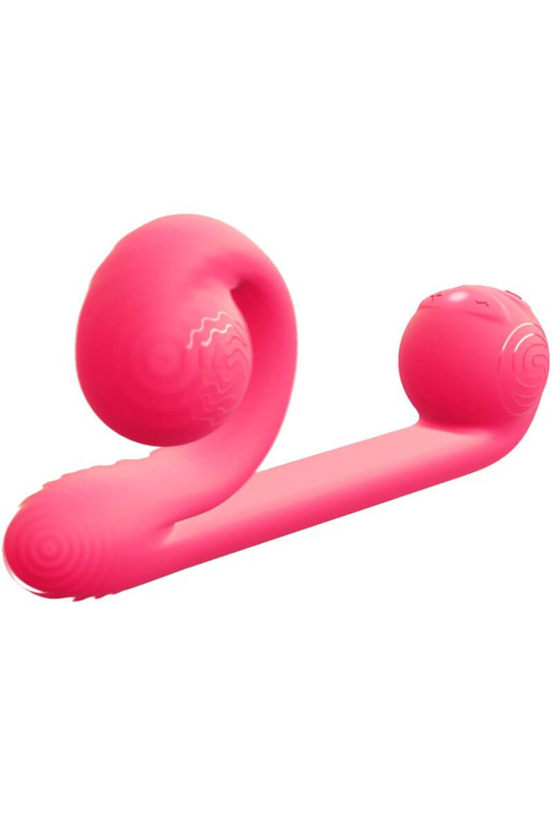 Vibromasseur en forme d'escargot Multiaction rose de la marque Snail vibe